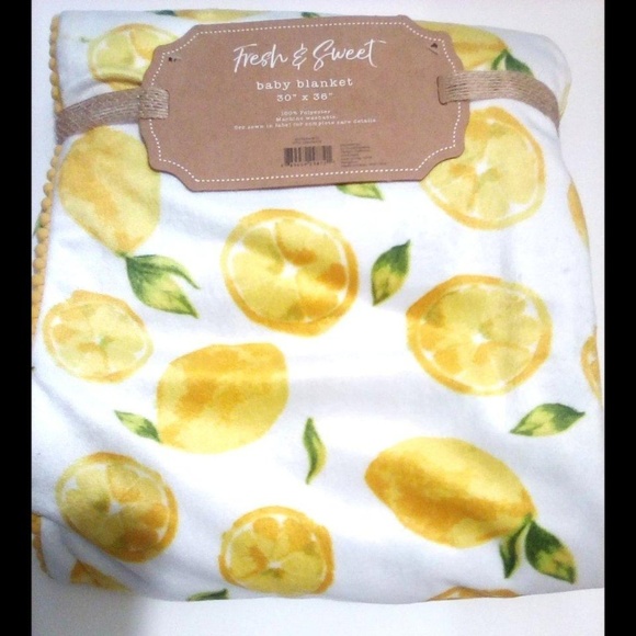 lemon baby blanket